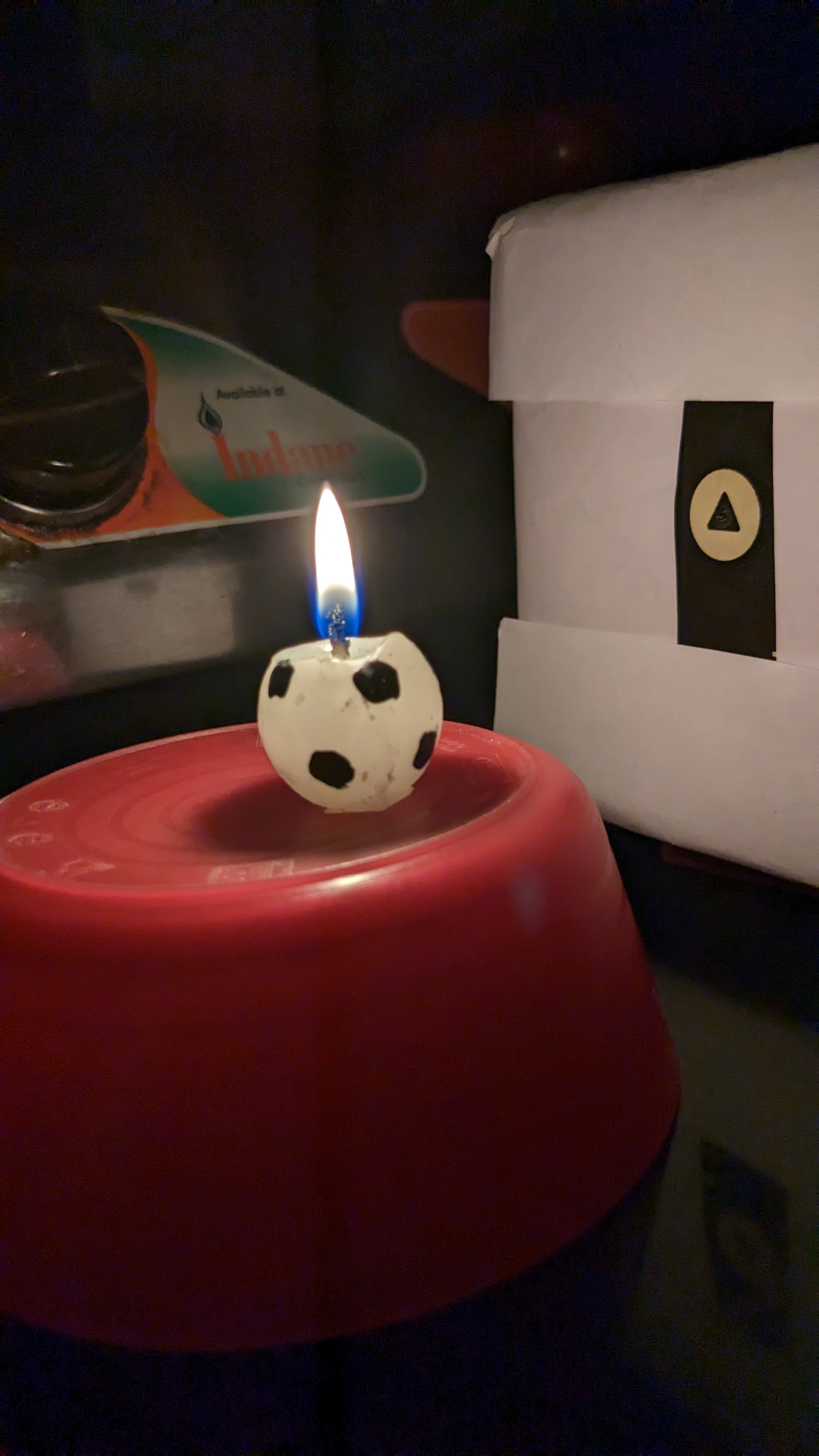 Football candle Football candle