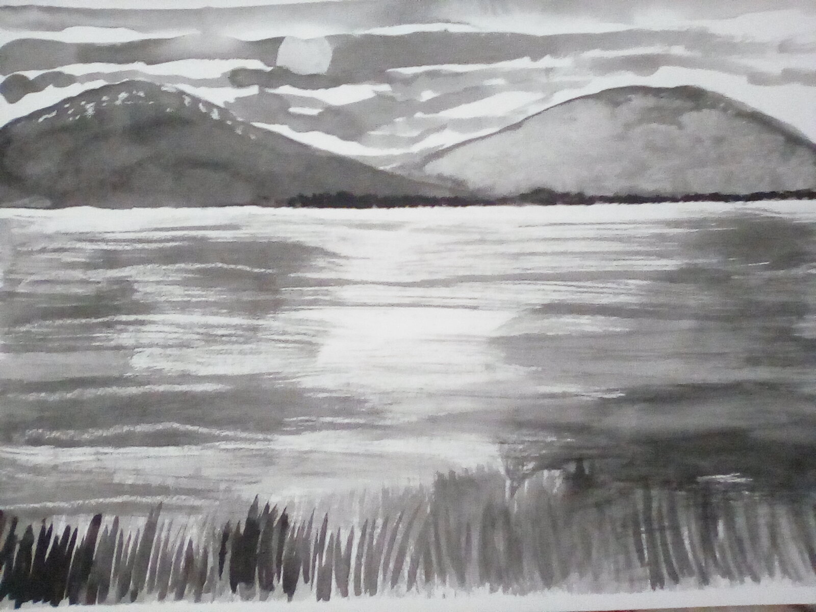 Misty mountains. Misty mountains.