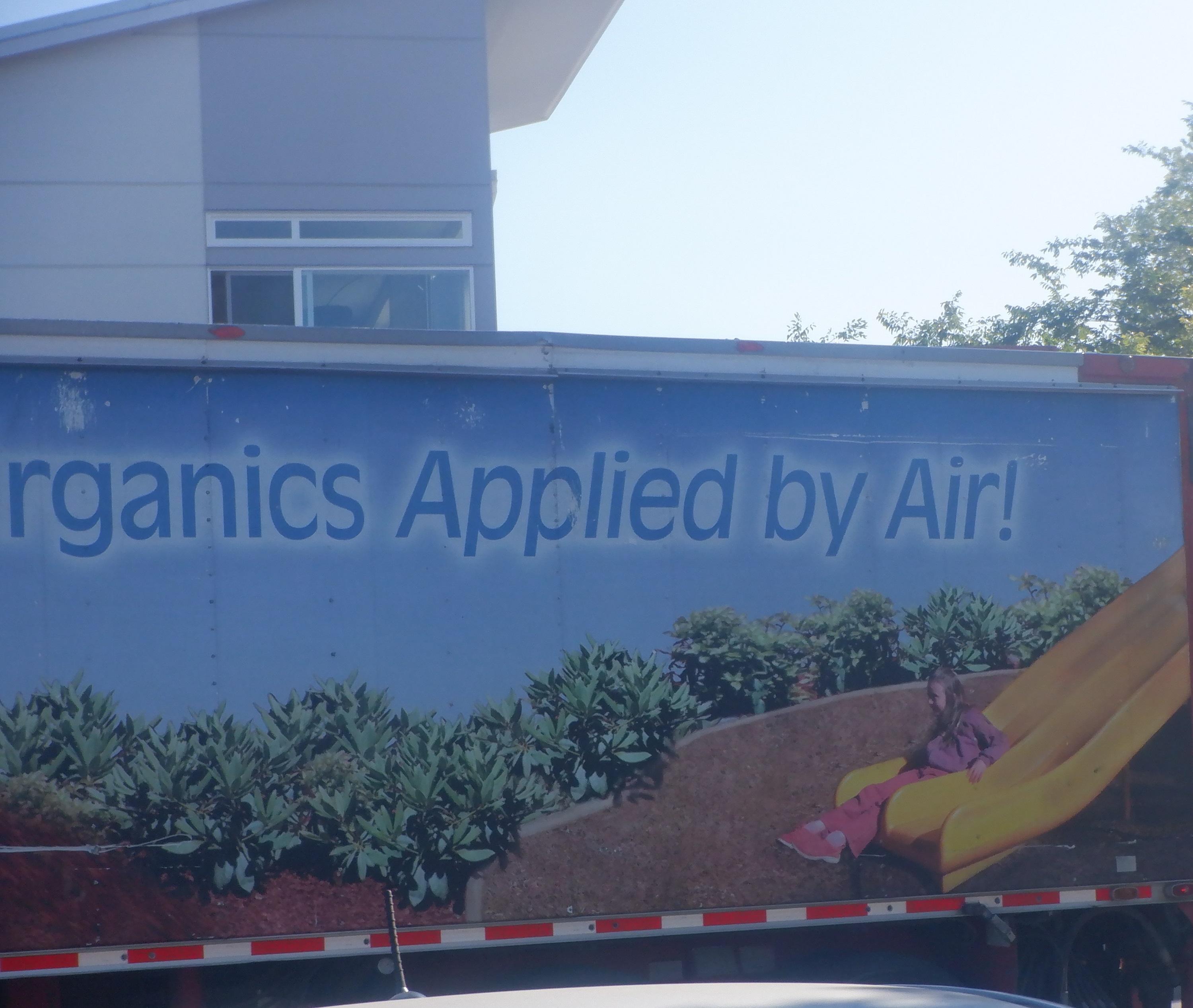 Photo I took of the truck the woodchips were coming out of