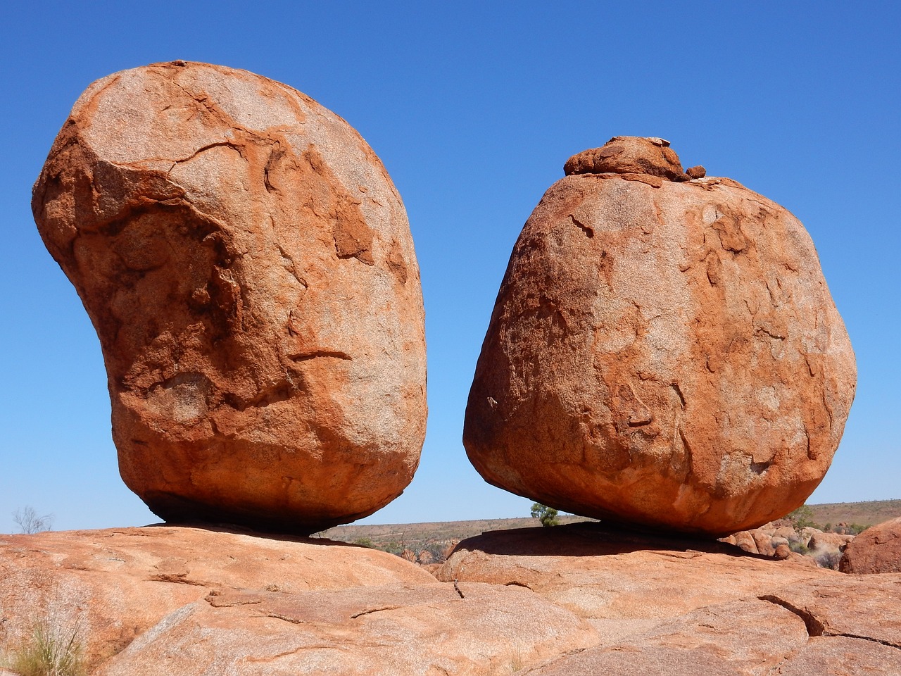 the Devils Marbles rocks the Devils Marbles rocks