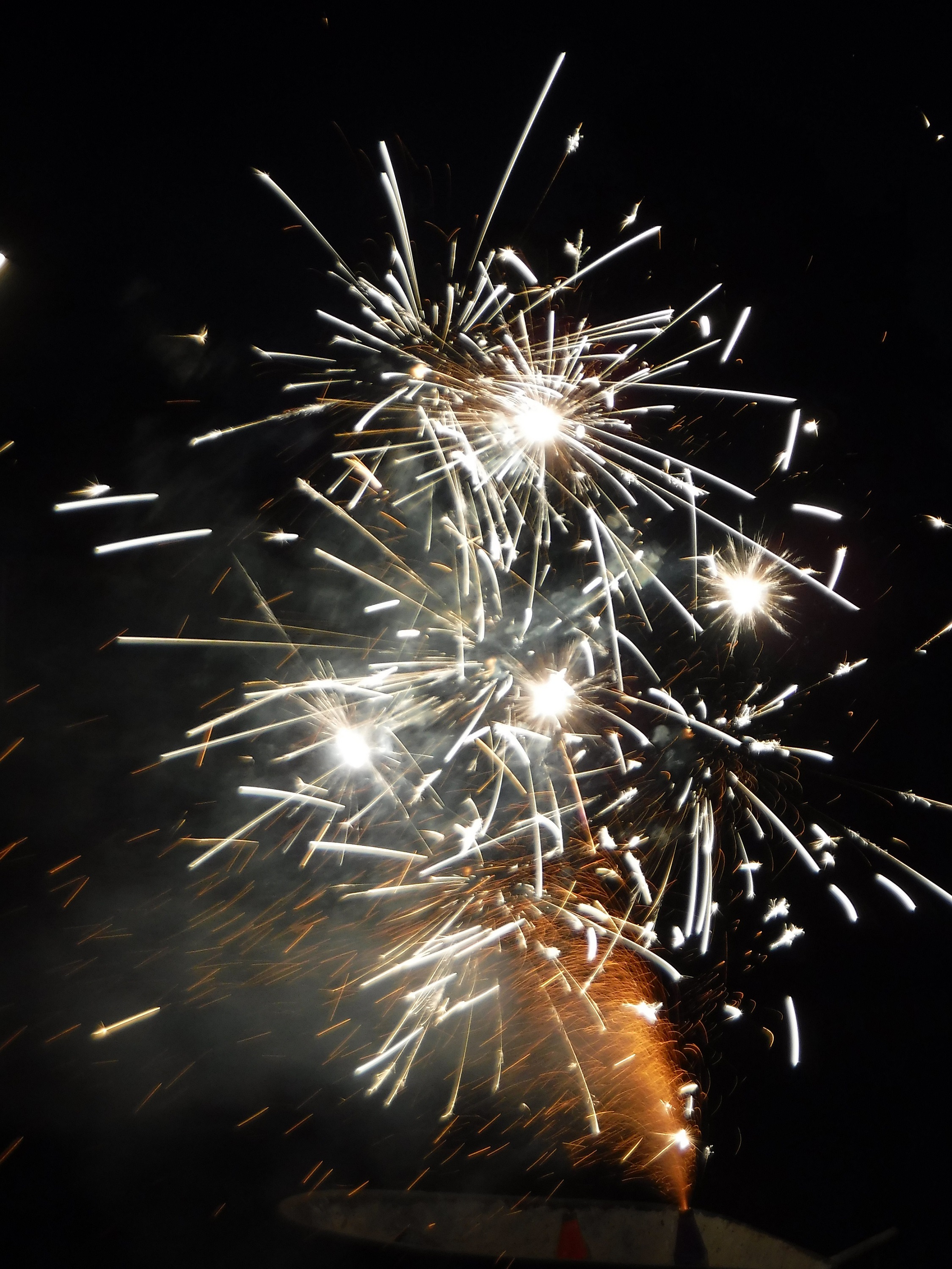 Fourth of July fireworks in the pastor's backyard 2018