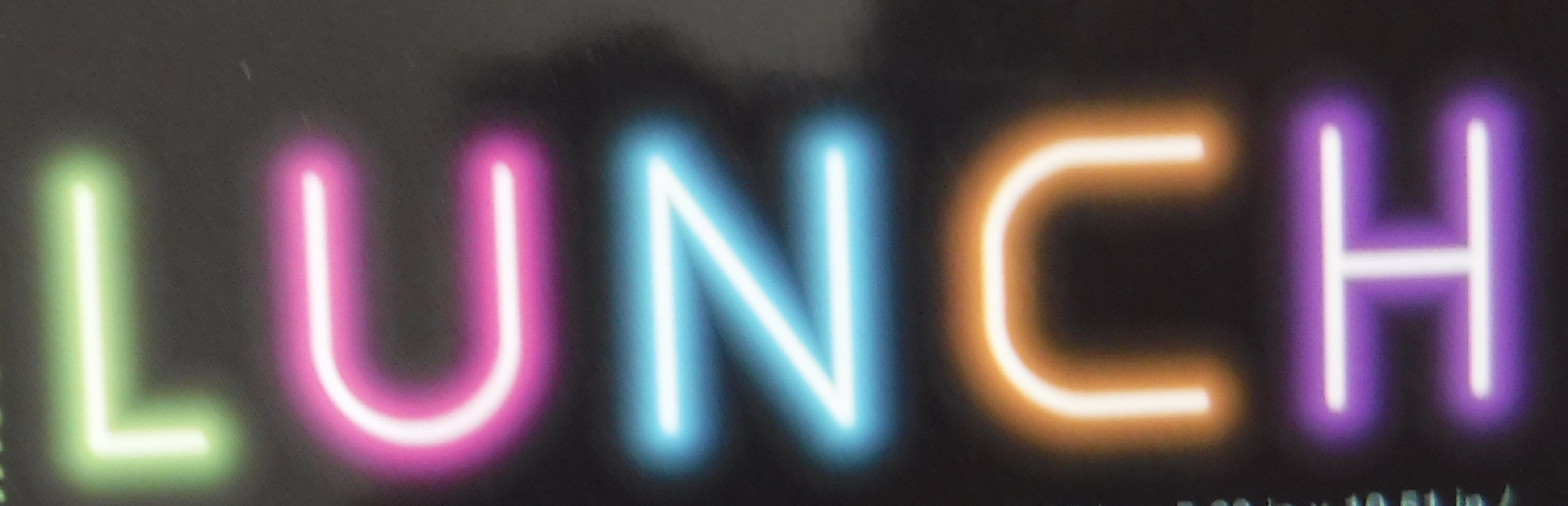 A tag on a lunch bag that I took a photo of