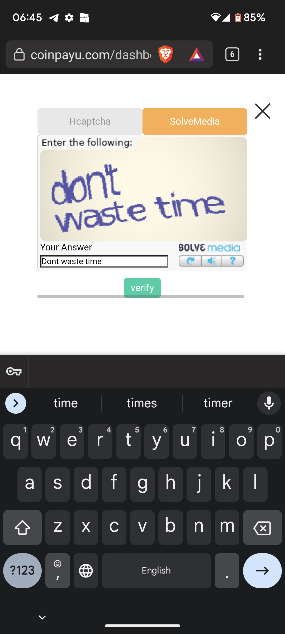 CAPTCHA advice