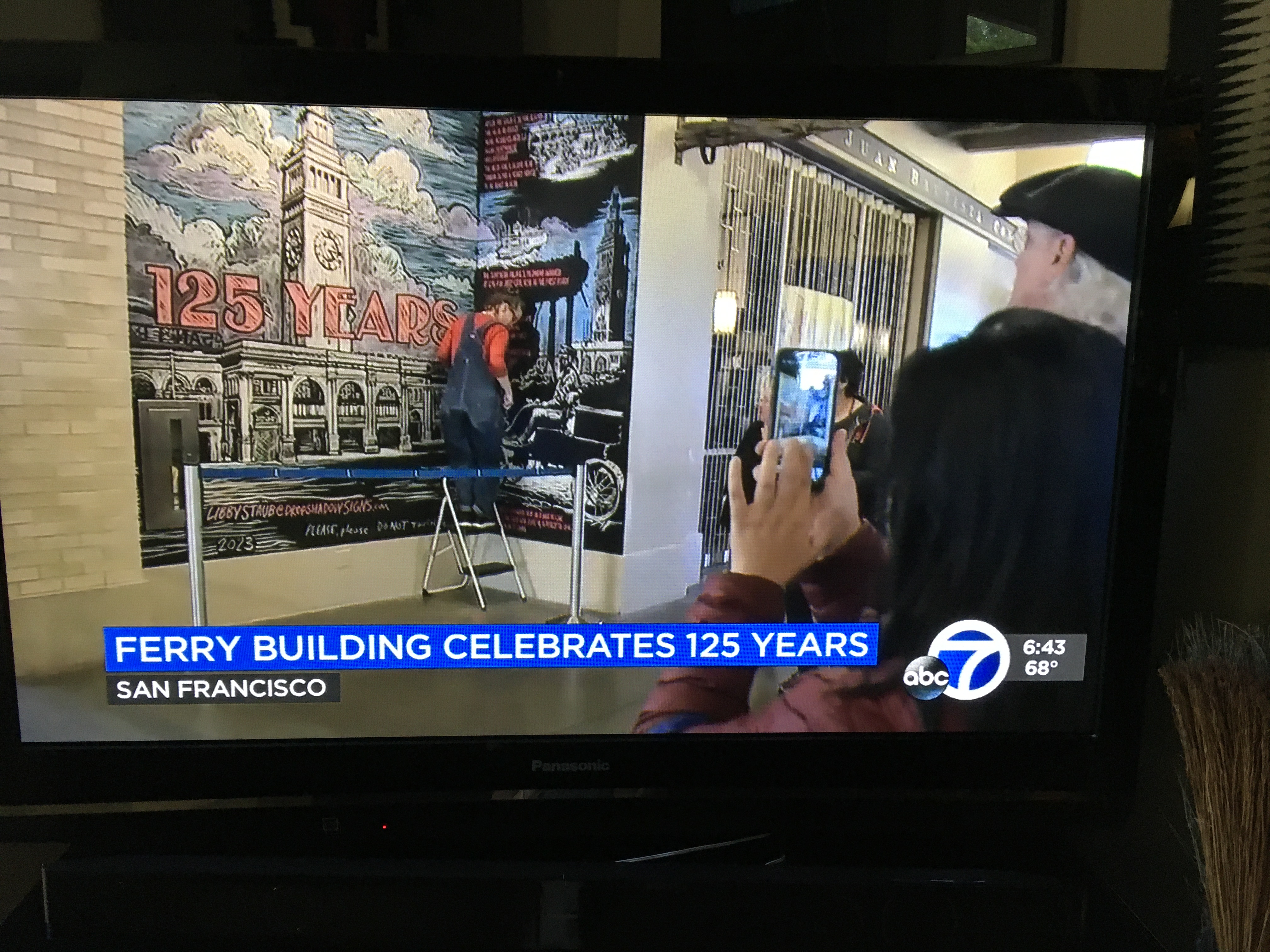 Ferry building,mural,San Francisco,tourist,history