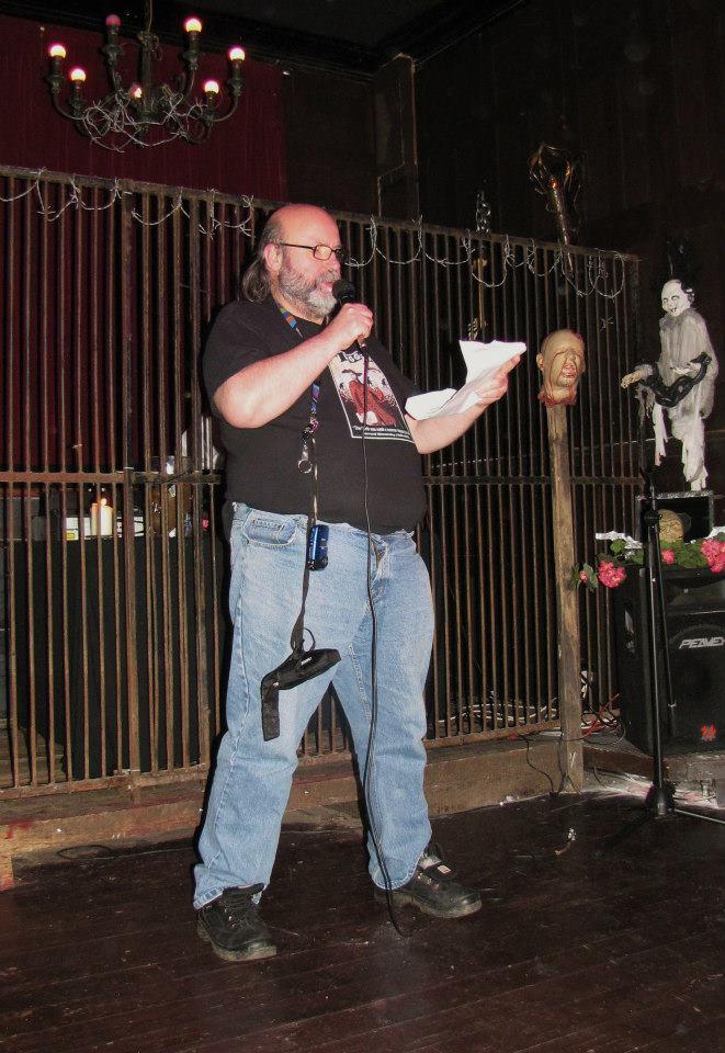 Me performing poetry - taken from the audience 