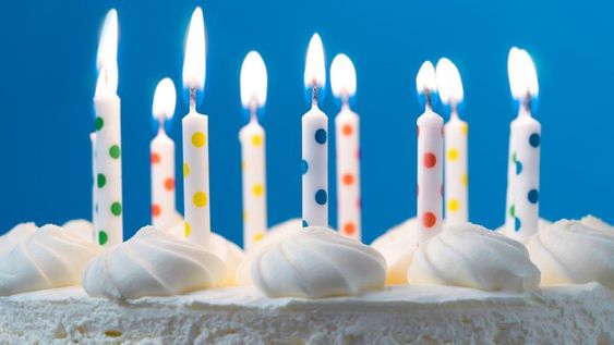 Image of a birthday cake. Image of a birthday cake.