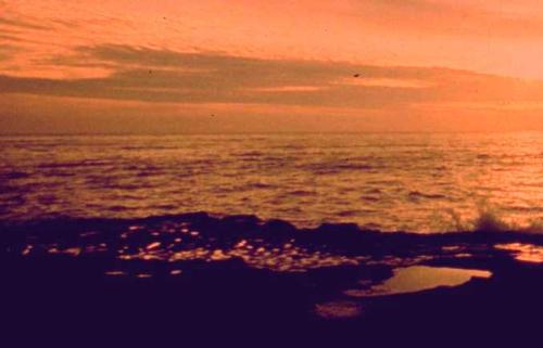 sunset - Sunset, also called sundown in some American English dialects, is the time at which the Sun disappears below the horizon in the west.