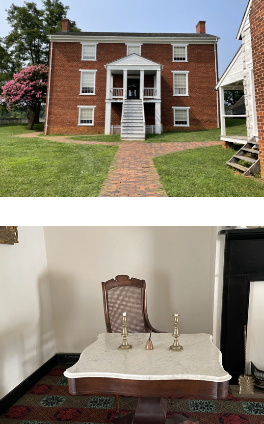 McLean House and Lee’s desk.  Photos taken by and the property of FourWalls.