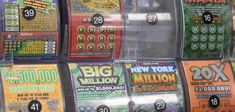 Scratch off tickets at a store in North Carolina. Scratch off tickets at a store in North Carolina.