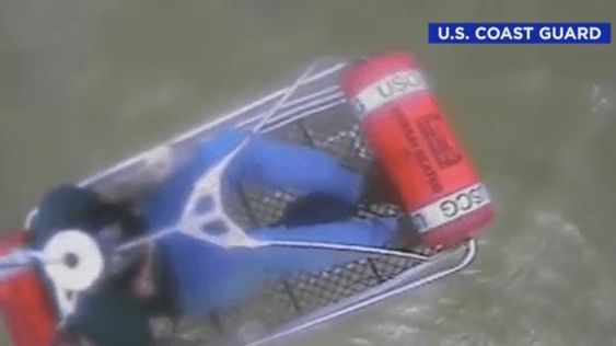 USCG New Jersey rescues one of 3 persons in need of their assistance