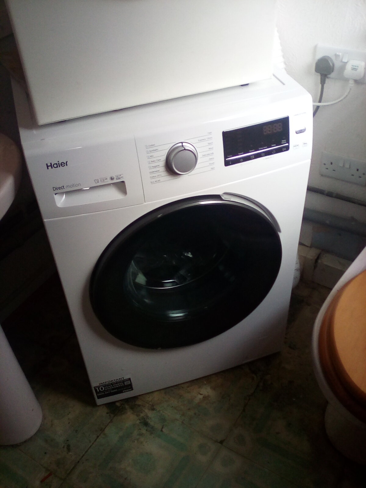 Our new washing machine.