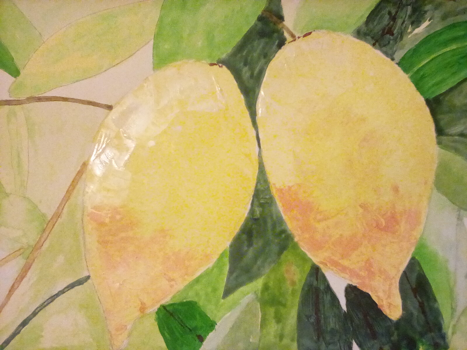 Today's finished painting. Today's finished painting.