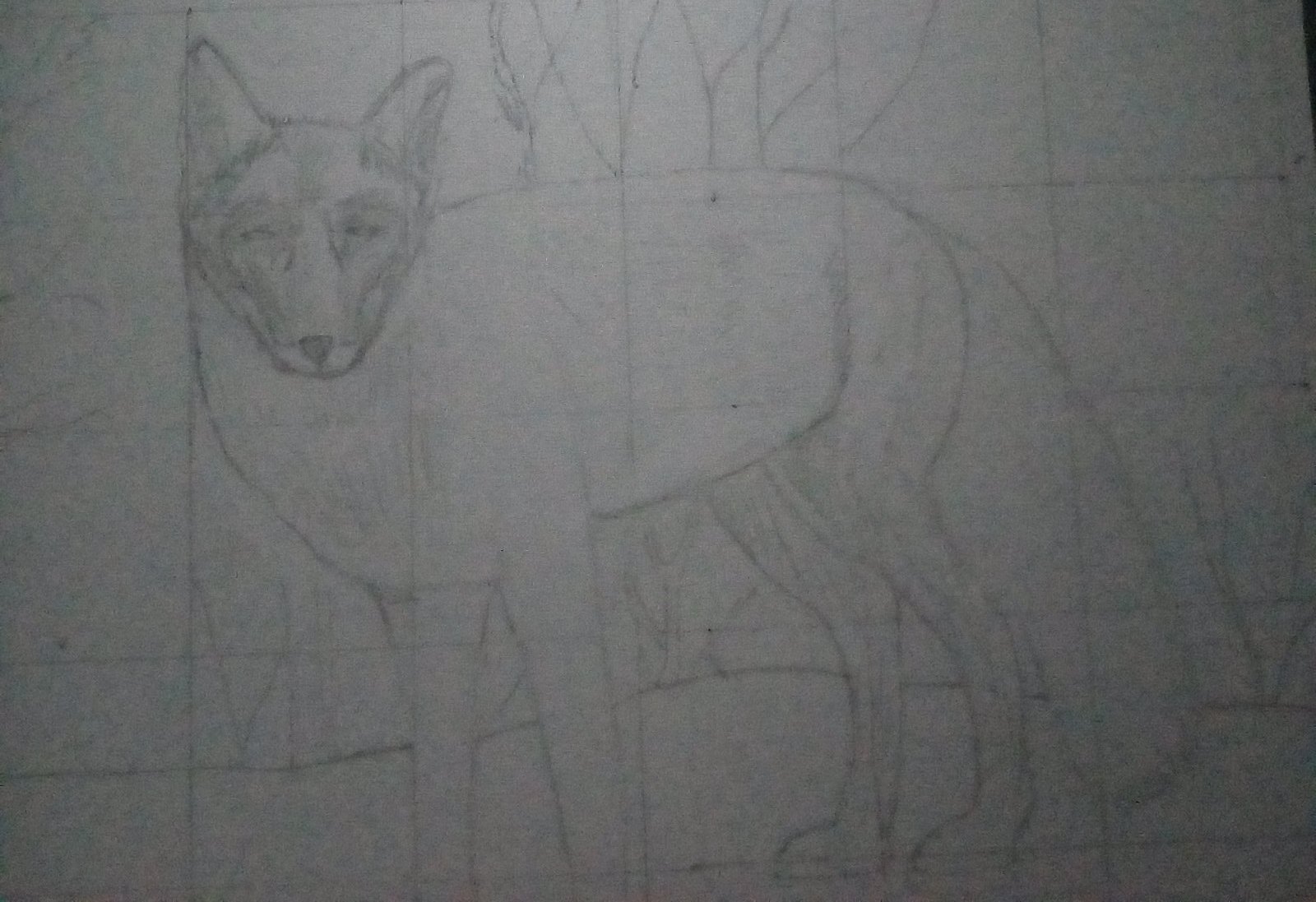Sketch of fox Sketch of fox