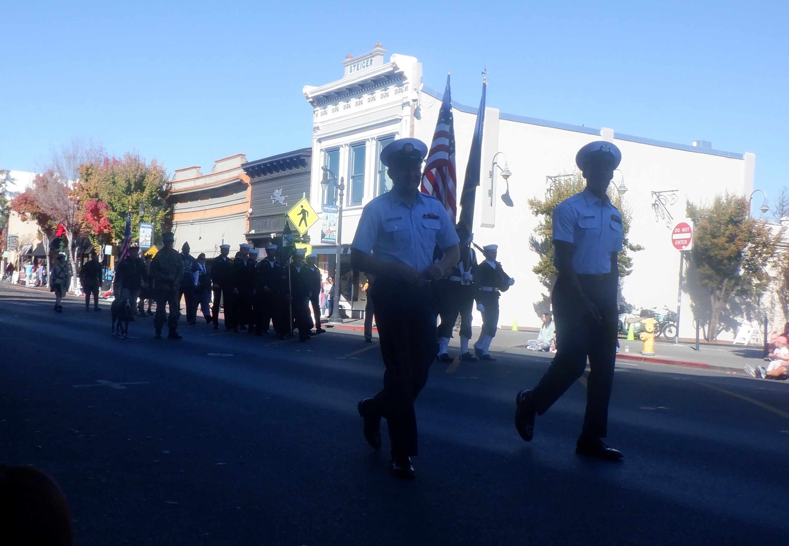 A photo from the Vets day parade that didn't turn out so good