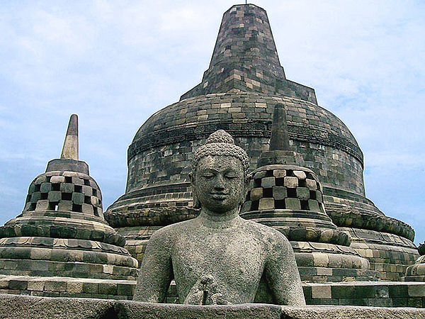 Borobudur Temple is one of the cultural heritages in Indonesia which was once one of the 7 wonders of the world