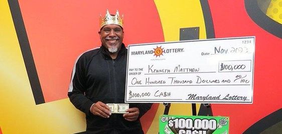 Maryland resident Kenneth Matthew is a lottery winner. Maryland resident Kenneth Matthew is a lottery winner.