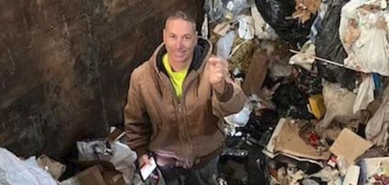 Sanitation employee with a missing wedding he found in New Hampshire Sanitation employee with a missing wedding he found in New Hampshire