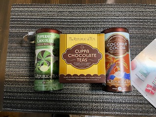 My tea goodies.  Photo taken by and the property of FourWalls. 