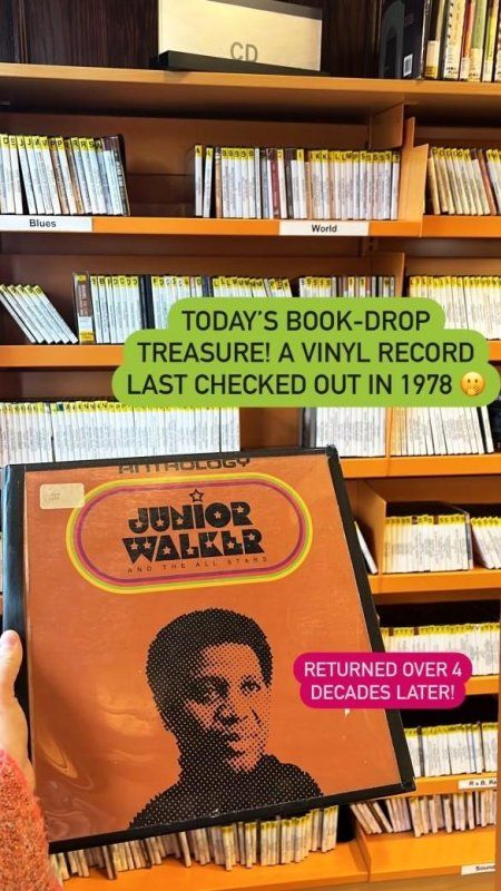 A record from 1976 returned to a library in Boston 47 years later.