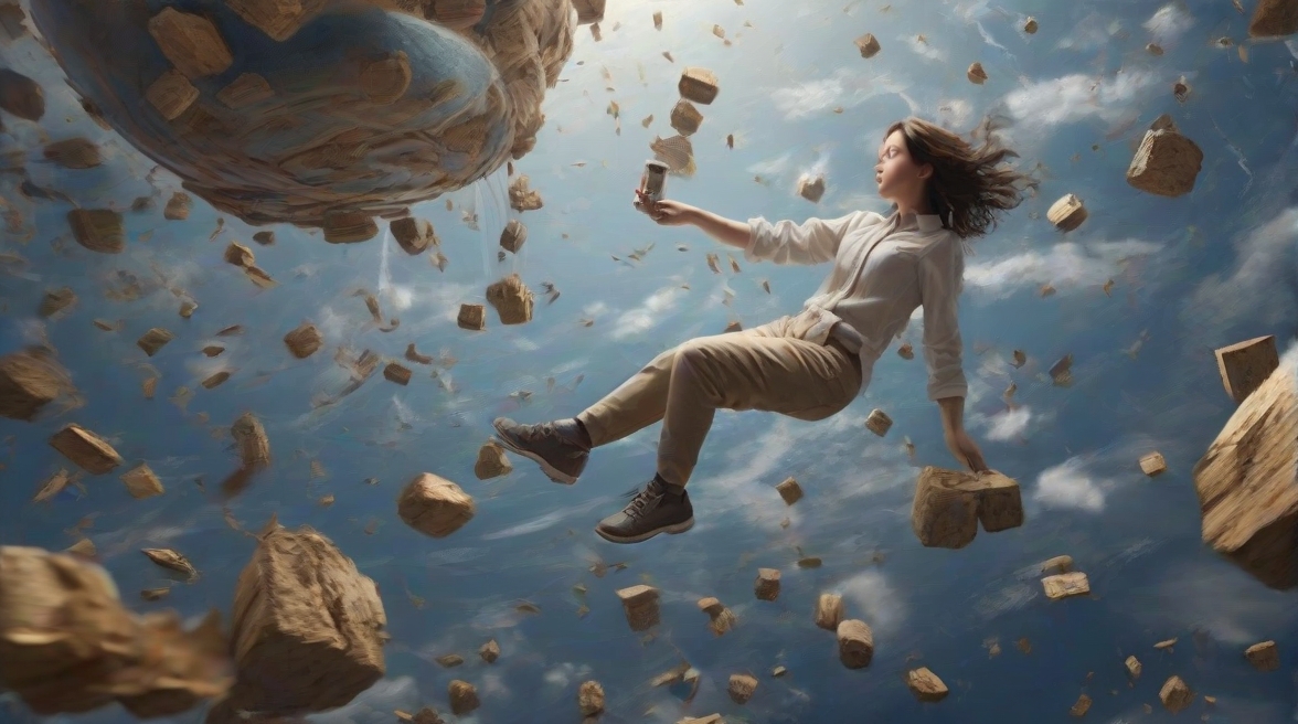 Imagine if the entire world became a place without gravity for a day. 