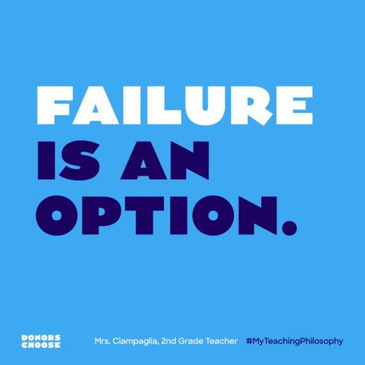 is failure an optuion?
