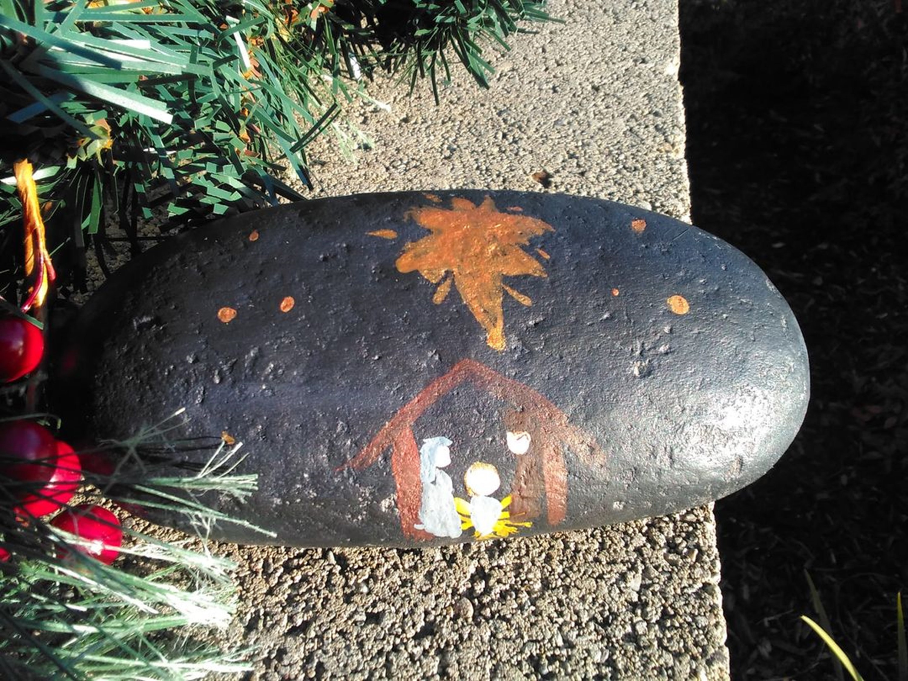 Rock I painted 12-23-23 Rock I painted 12-23-23