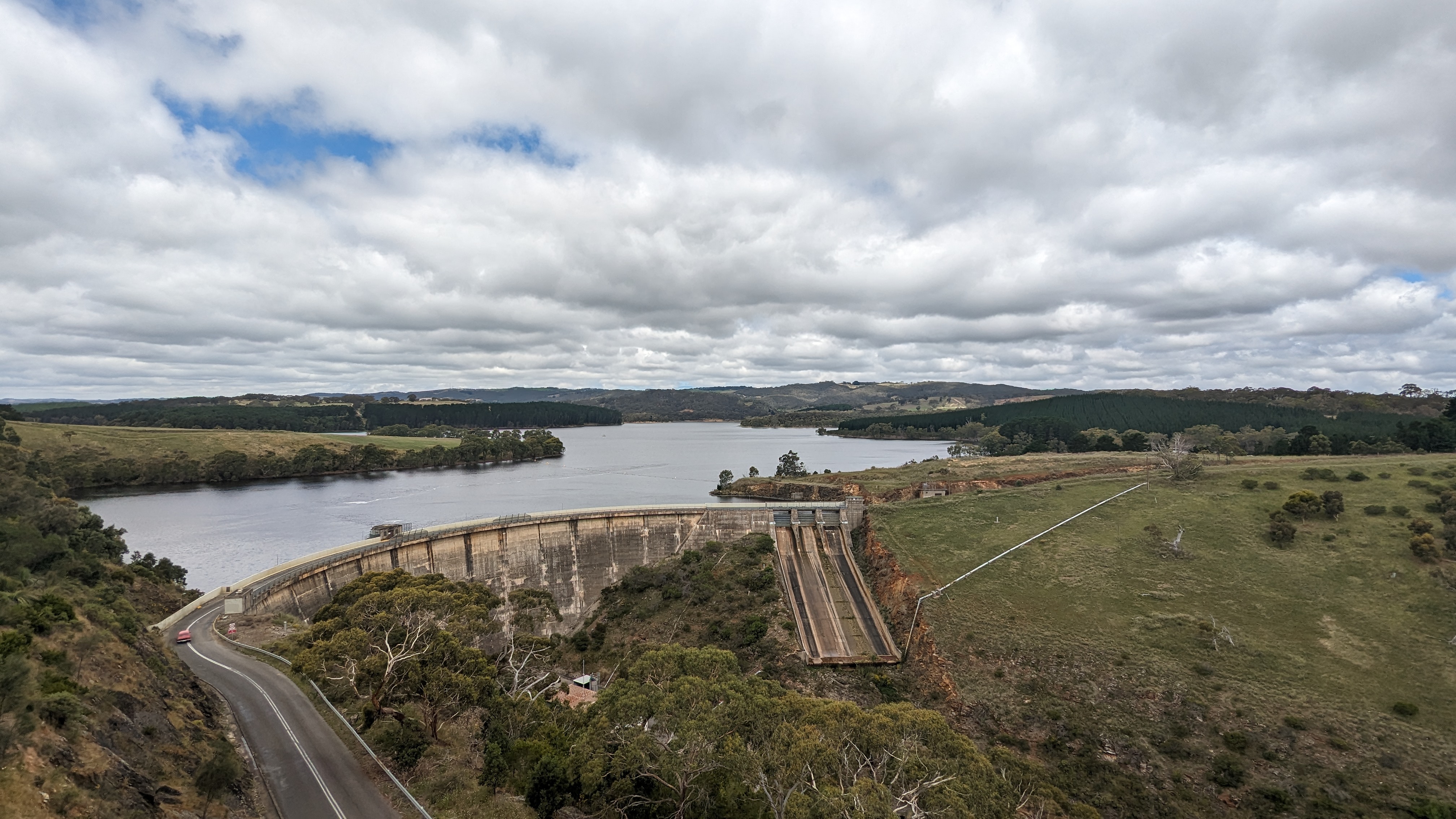 Dam, reservoir