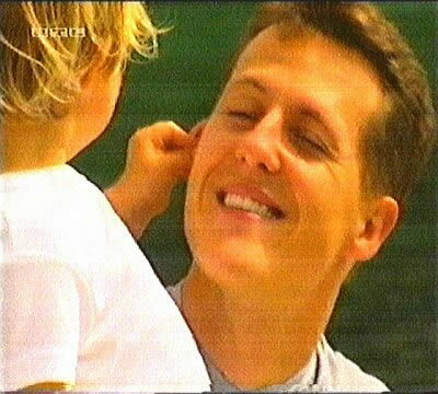 Schumacher and Gina - Schumy and his daughter. Cute!
