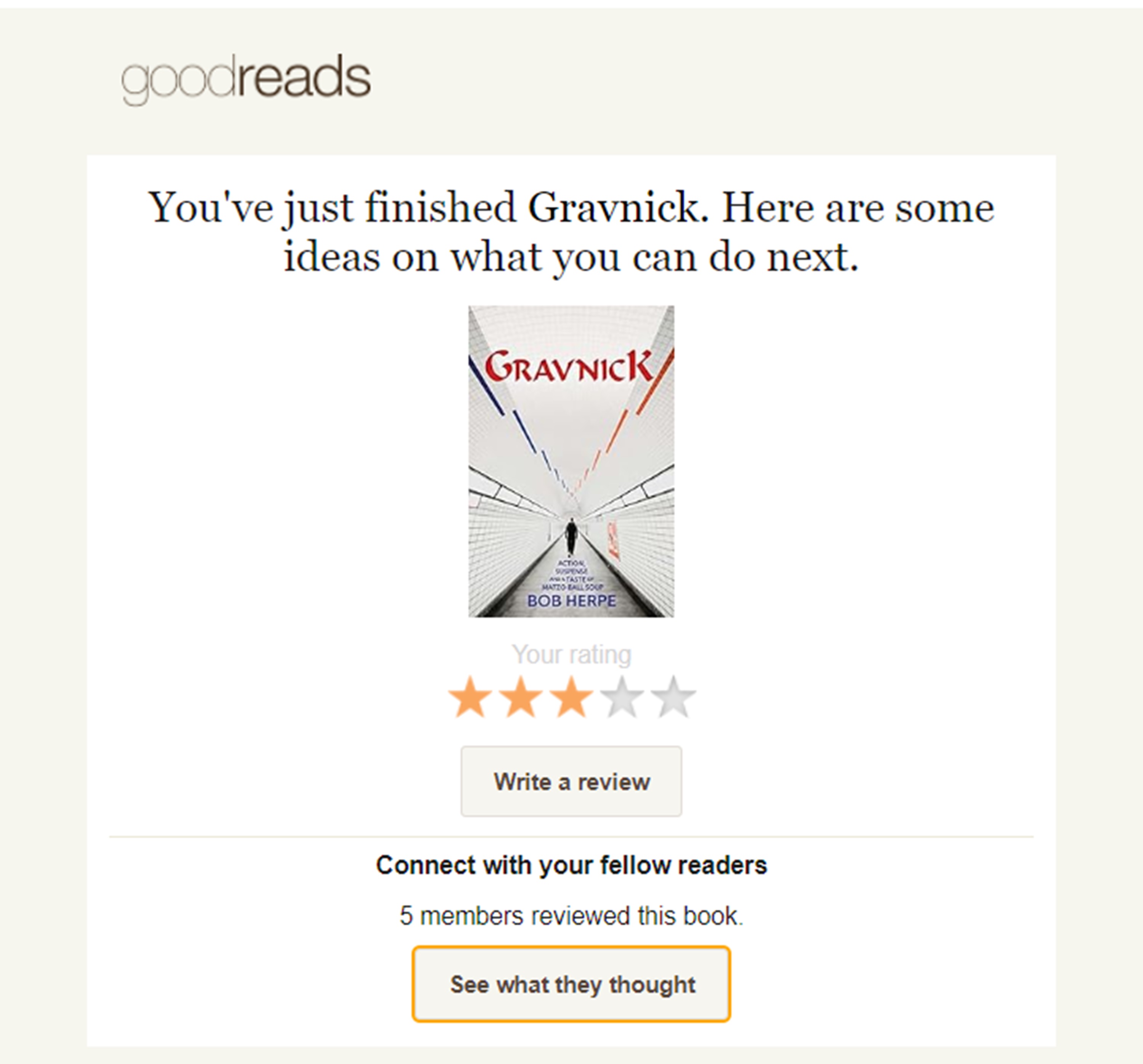 Screencap from my Amazon GoodReads page Screencap from my Amazon GoodReads page