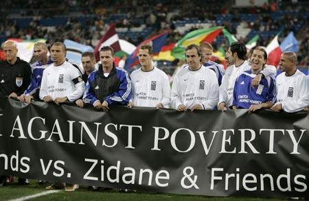 Charity football match, Schumacher - A charity football match organized by Schumy