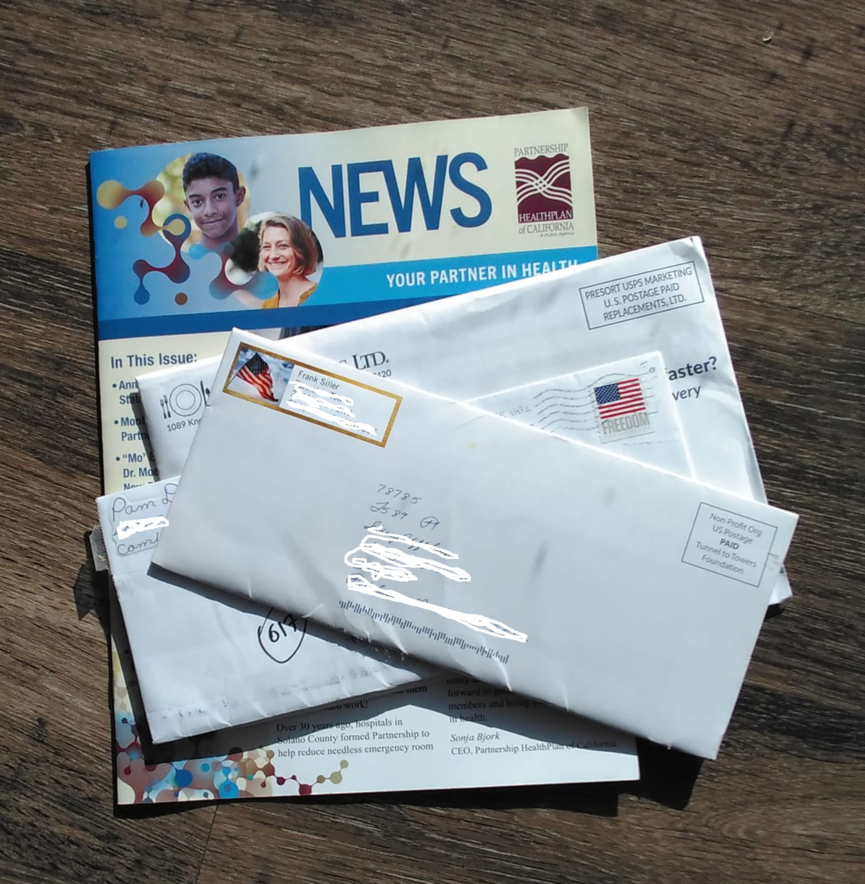 Photo I took of my not-too-bad mail Photo I took of my not-too-bad mail