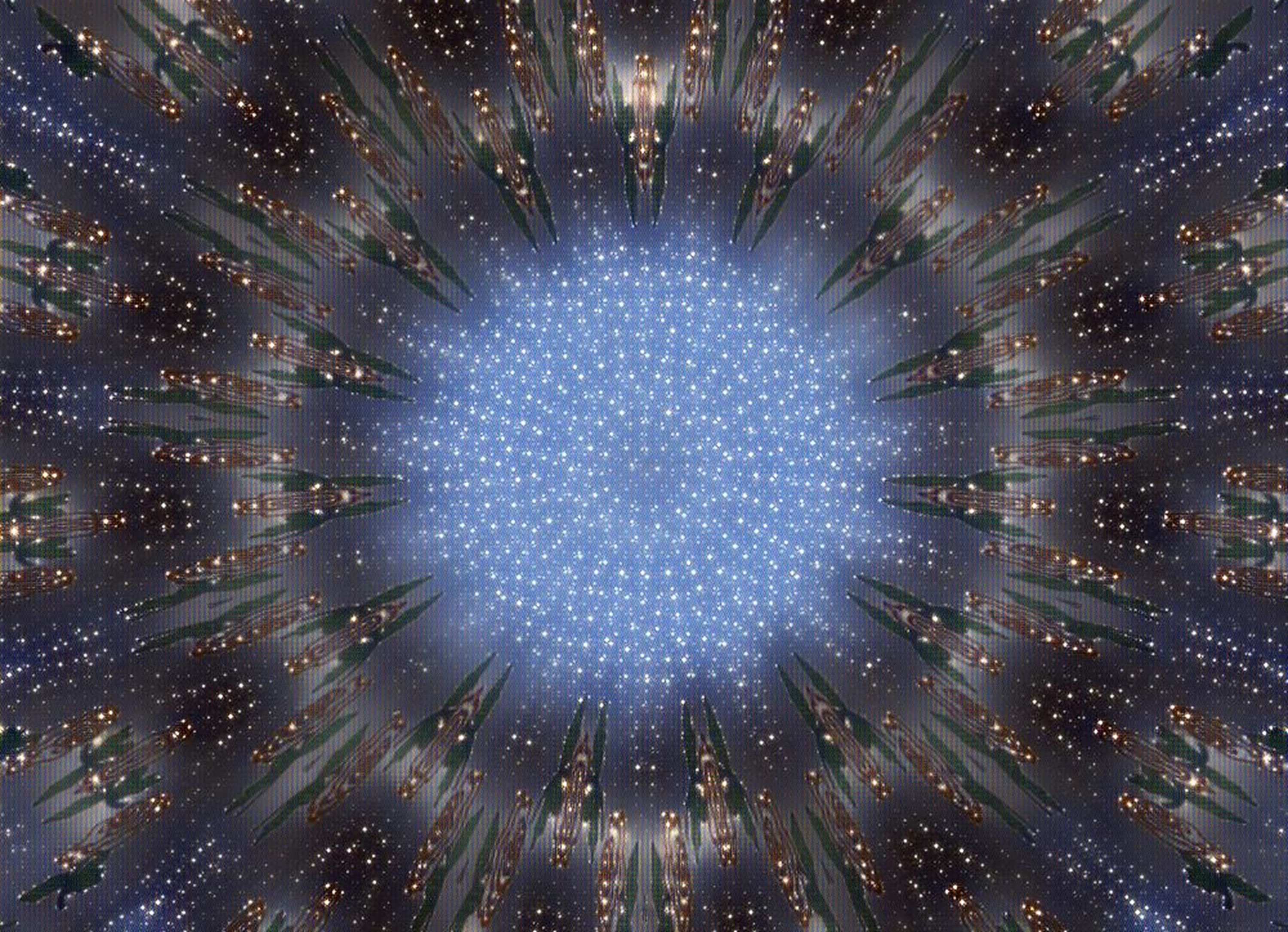 Rose design with Kaleidoscope x15 and space effects Rose design with Kaleidoscope x15 and space effects