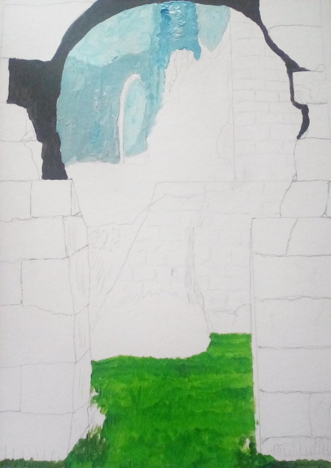 Abbey Ruins -Work in Progress. Abbey Ruins -Work in Progress.