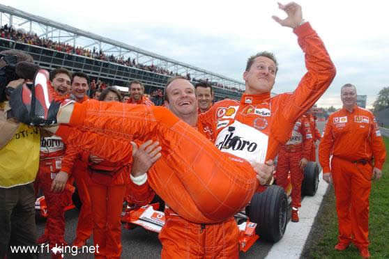 Schumacher and Rubens - Cute Schumacher and Rubens!