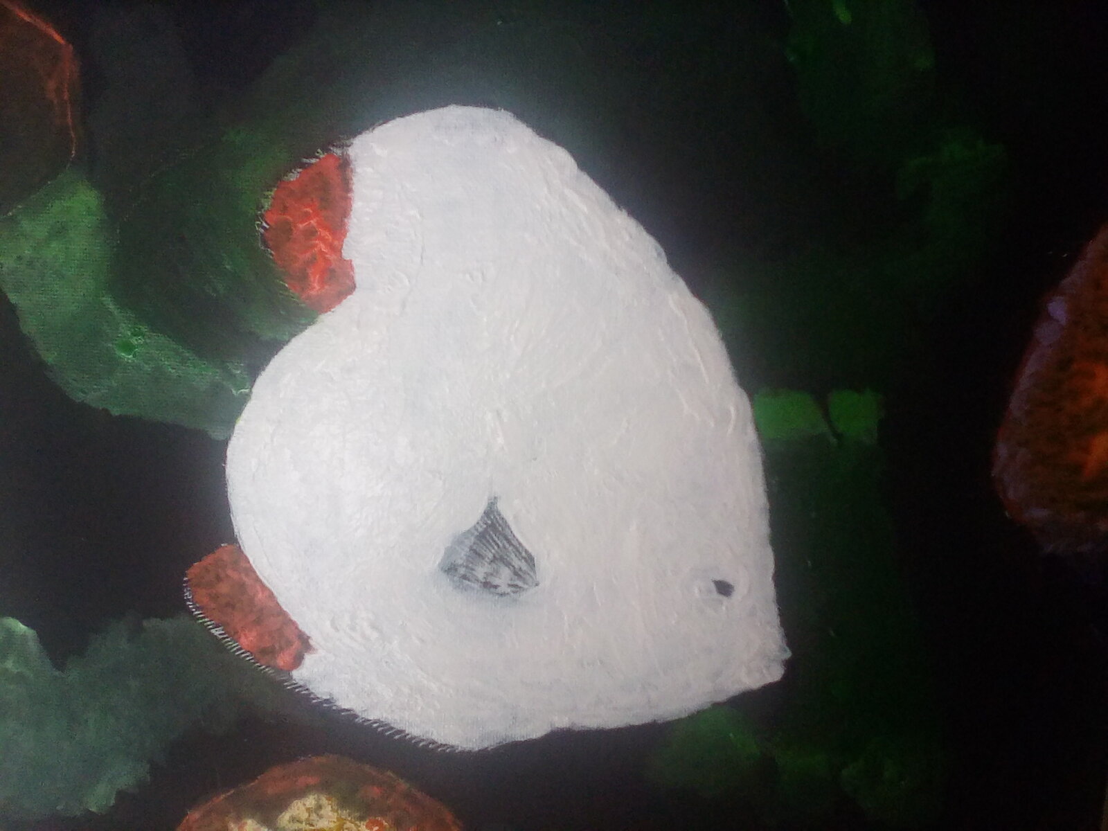 Fish painting - Work in Progress. Fish painting - Work in Progress.