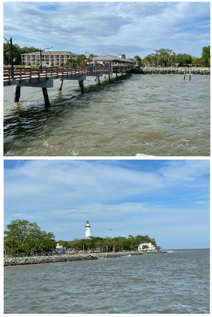 From the pier at St Simons Island.  Photos taken by and the property of FourWalls. 
