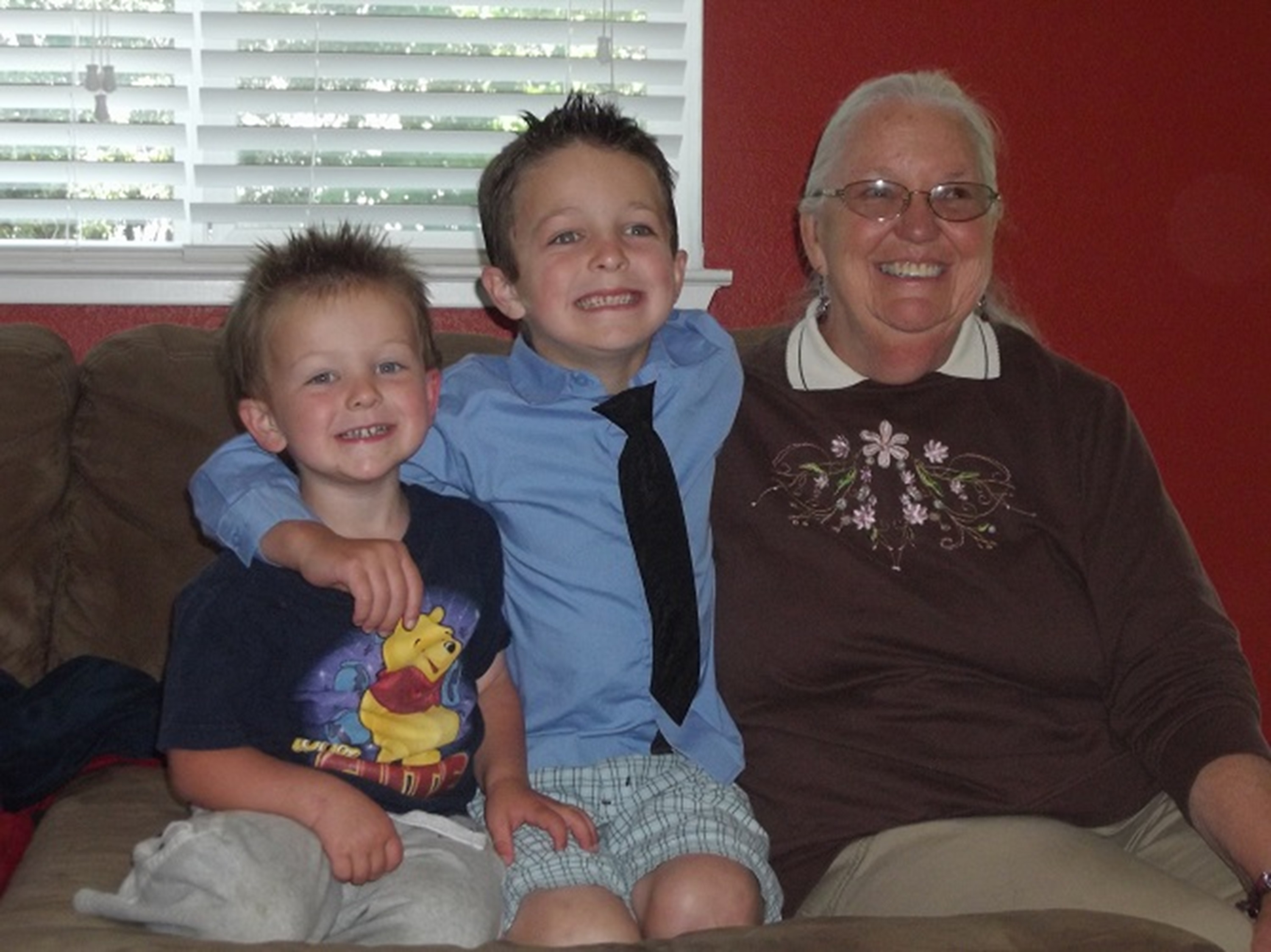 My Mom and my two younger nephews Mother&#039;s Day 2015