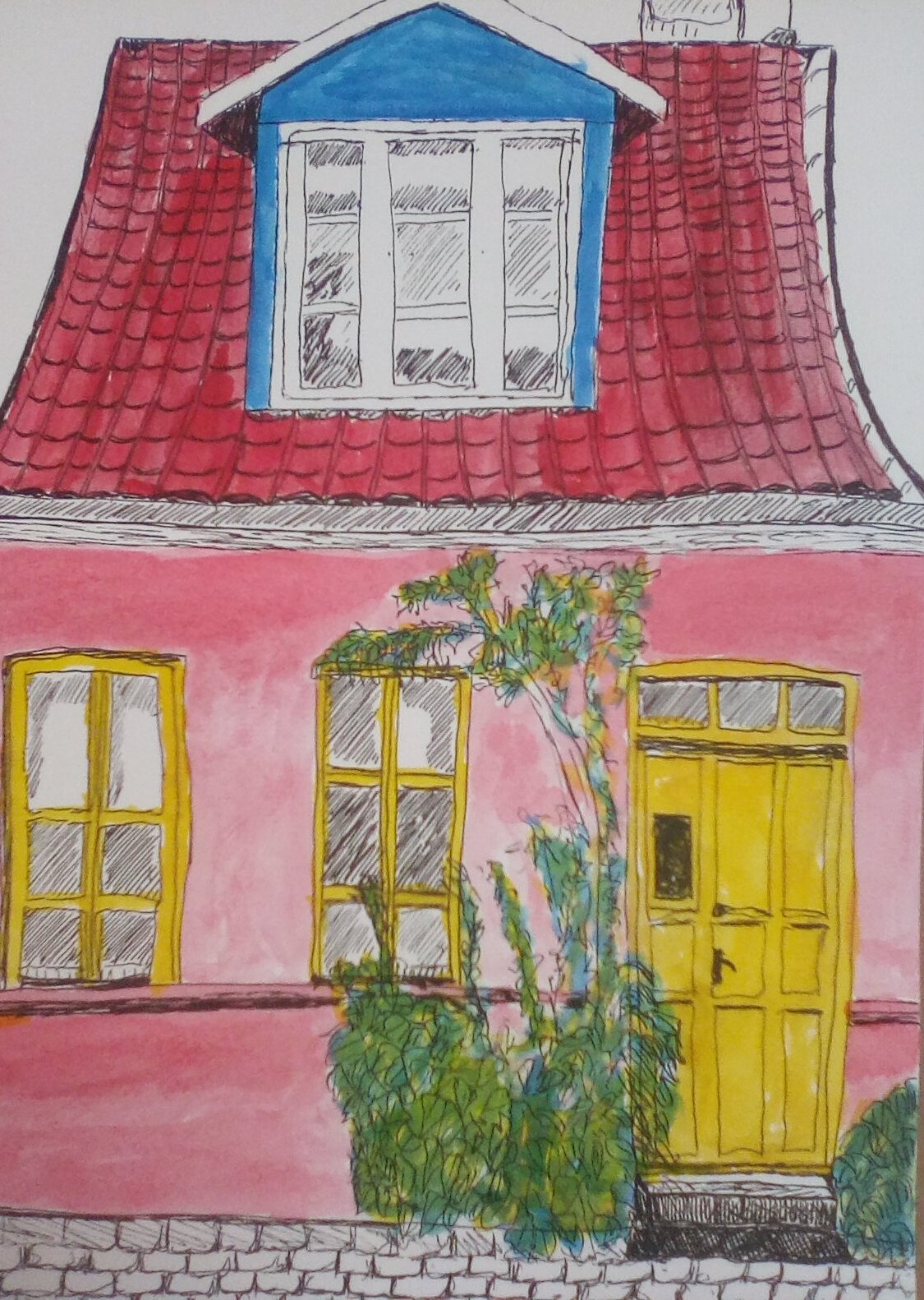The Urban Sketch That I Did. 