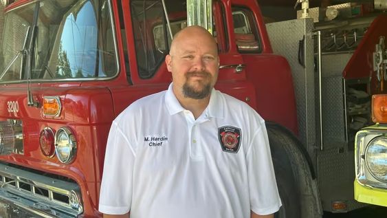 Calhoun Missouri Fire Chief Mark Hardin