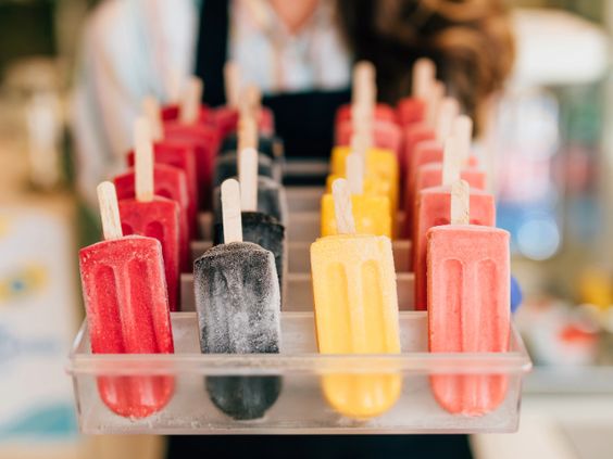 Popsicles being sold in a garage sale in Trenton Ohio 