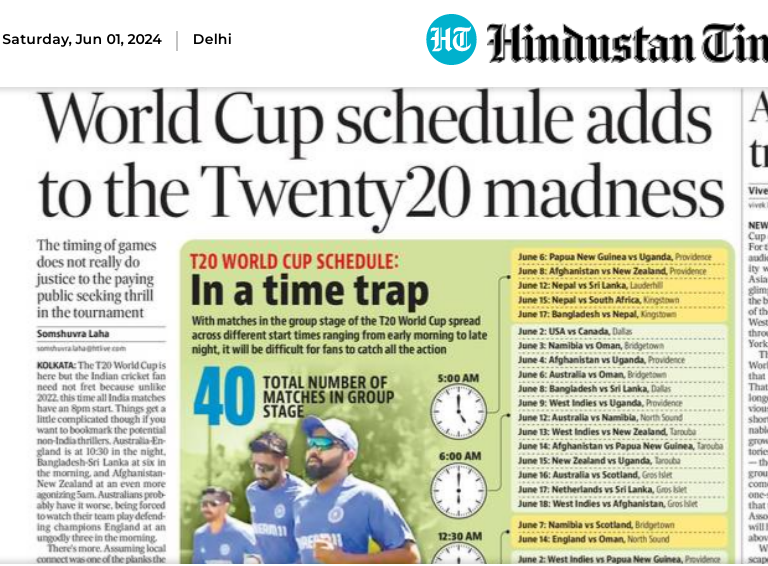 T20 World Cup in West Indies and US T20 World Cup in West Indies and US
