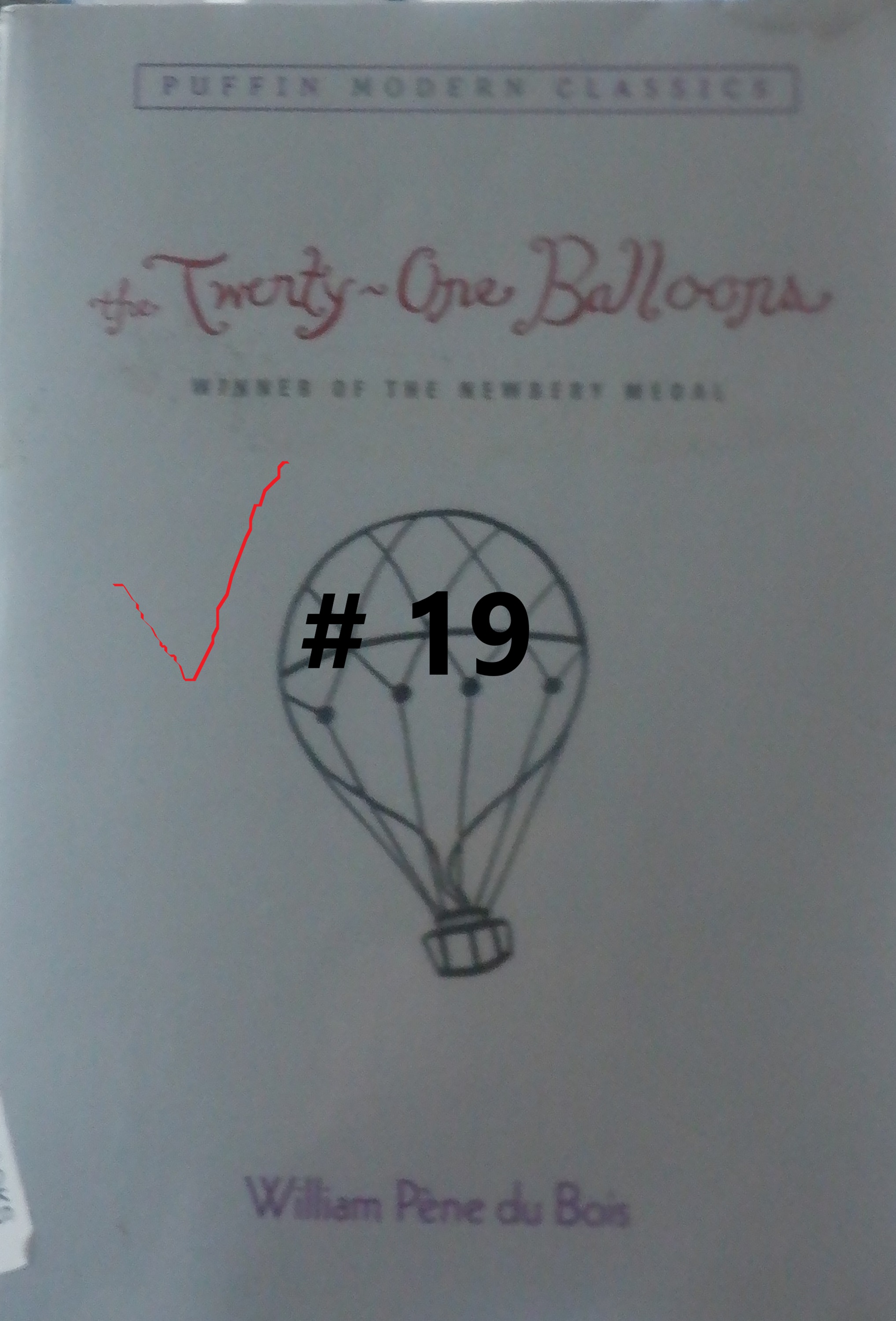 Photo that I took of the book and added the number I've read and a check to indicate I've finished it Photo that I took of the book and added the number I've read and a check to indicate I've finished it