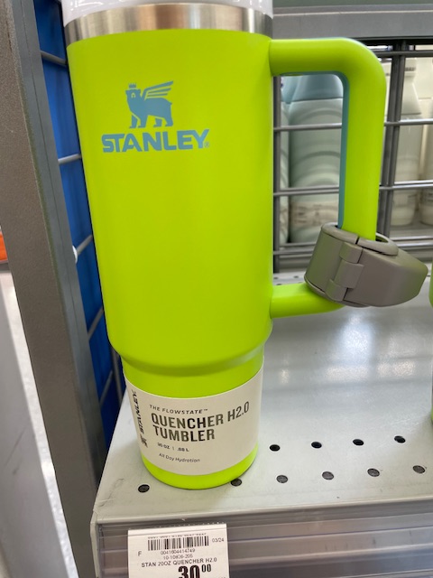 Stanley mug at Academy Sports.  Photo taken by and the property of FourWalls