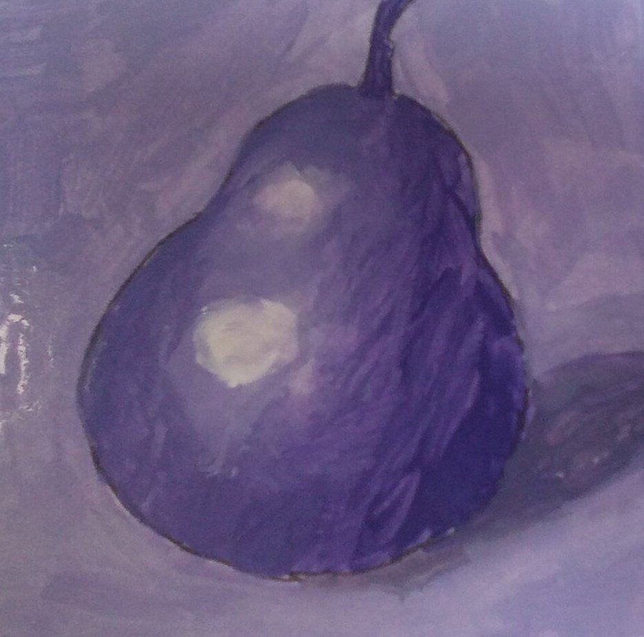 My monochrome pear. My monochrome pear.