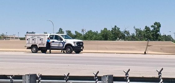 Humane Society Of Pikes Peak rescue a kitten on a highway in Colorado