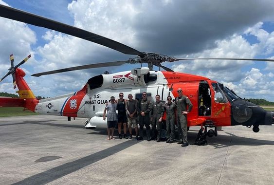 USCG rescue mission in Mississippi that was successful