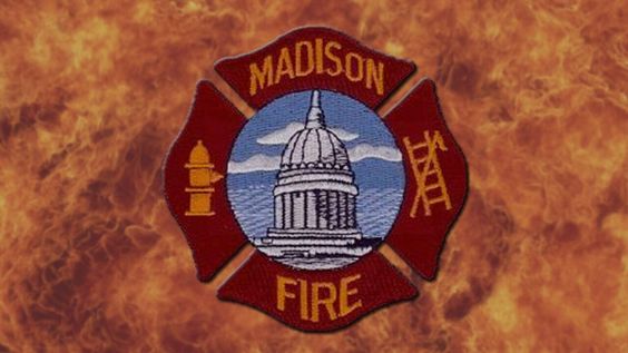 Badge of the Madison Fire Department in Wisconsin Badge of the Madison Fire Department in Wisconsin
