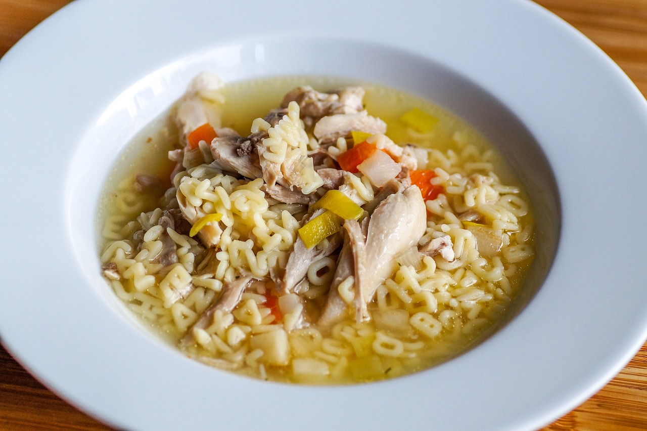 chicken soup from Pixabay!