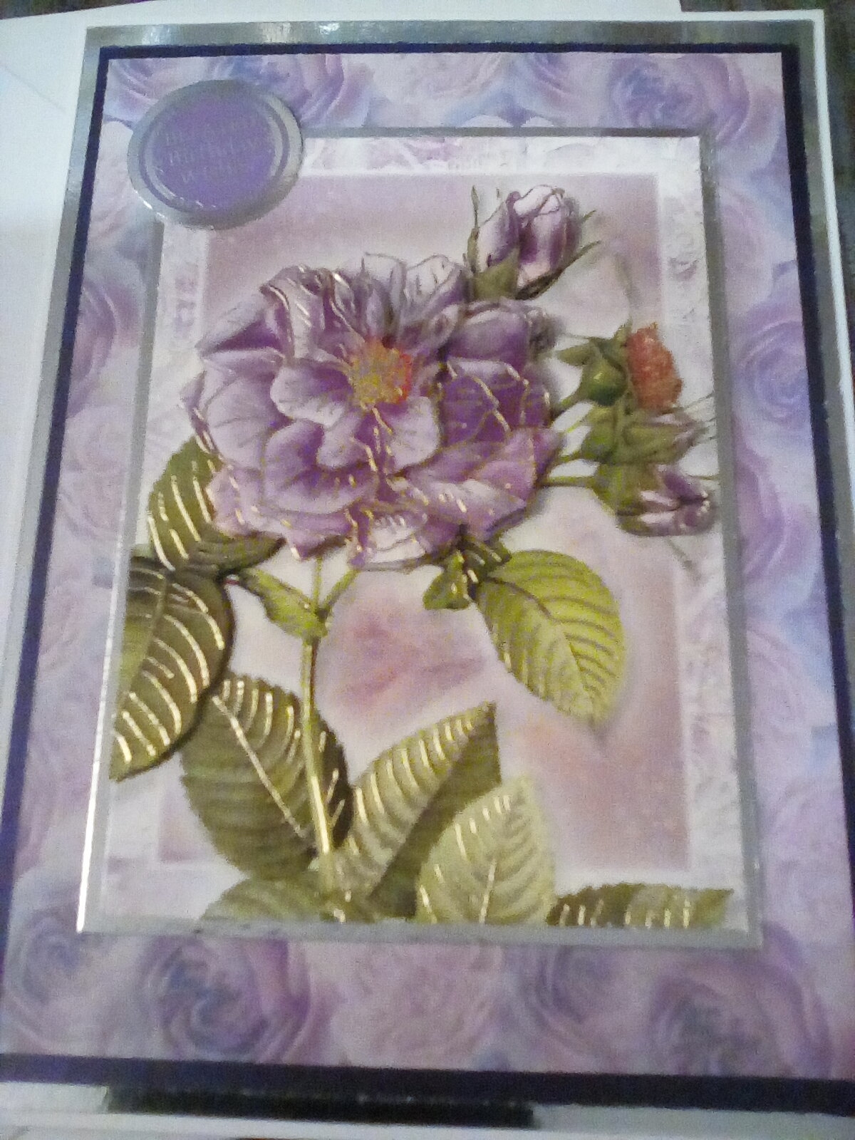 A card I made today. 