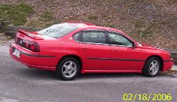My car - 2002 Chevy Impala (my Valentine's Day present)